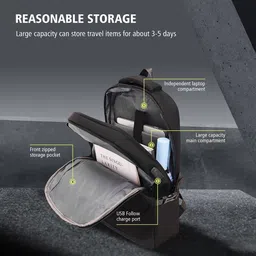 Kenneth Cole Unisex Backpack with USB Charging Port image 3