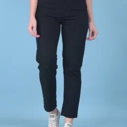 Crimsoune Club Black Blended Straight Fit Mid Rise Jeans-picture-46