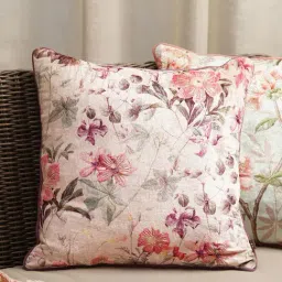 Pure Home and Living Pink Cotton Digital Print Cushion Cover-image-24