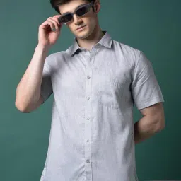 Crimsoune Club Grey Slim Fit Shirt-image-21
