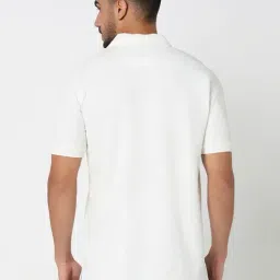 R&B Ivory Slim Fit Polo T-Shirt image 2