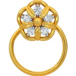Kisna Diamond & Gold Jewellery 14k Gold & Diamond WillaNosepin for Women-picture-37