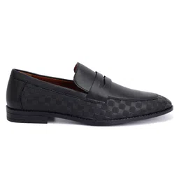 louis stitch Men Leatherette Formal Slip On Shoes Moccasins image 3