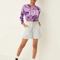 Victoria's Secret Pink Mid Rise Dad  Shorts-image-7