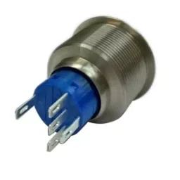 RS PRO Illuminated Push Button Switch Momentary 25.2 mm SPDT Blue LED 250 V AC, 1758379 image 3