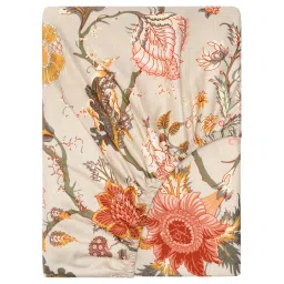 ikea nässelklocka Fitted sheet, light grey-beige, 180x200 cm-picture-18
