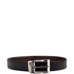 Kara Black & Brown Textured Leather Reversible Belt-picture-7
