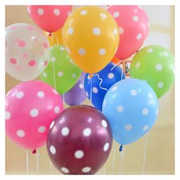 Bubble Trouble  Birthday Party Multicolor Polka Dot Balloons - Pack Of 50-picture-15