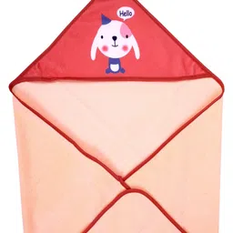 JARS Collections Microfibre Hooded Baby Wrapper - Orange-picture-12