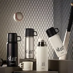 SCHOOLISH Stainless Steel Water Bottles PACK OF 1- COLOR MAY VARY - 660 ml-picture-21