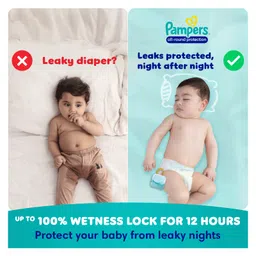 Pampers All round Protection Pants, Double Extra Large size baby diapers (XXL), Lotion with Aloe Vera - 9 Pieces image 4