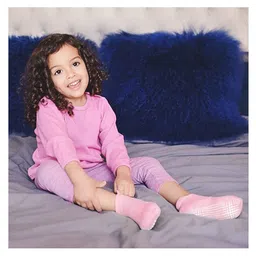 zikku AHC Baby Breathable Anti Slip Ankle Length Kids Socks  Pack of 12 - Multicolor image 5