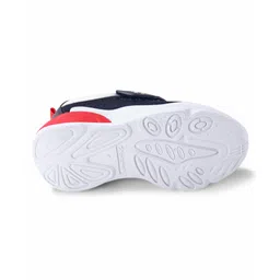 Cute Walk by Babyhug Velcro Closure Sneaker Shoes With Gaming Remote Control Print - Navy Blue image 5