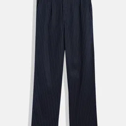 Tommy Hilfiger Girls Regular Fit Striped Formal Trousers-picture-47