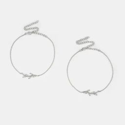 Shaya 925 Silver Trailing Vines Anklet-picture-6