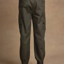 One Friday Kids Green Regular Fit Trousers image 2