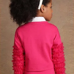 One Friday Kids Pink Regular Fit Top image 2