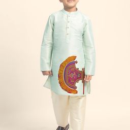 DEVOILER Boy's Ethnic Motifs Printed Kurta-picture-6