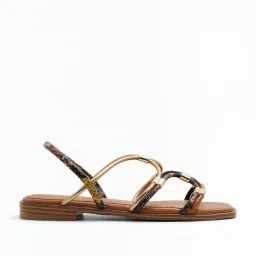 Aldo Women's Brown Sling Back Sandals image 2
