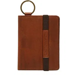 KOMPANERO Jaxon Cognac Leather Textured Bi-Fold Wallet-picture-34