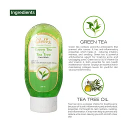 globus naturals Globus Remedies Blemish Control Green Tea & Tea Tree Face Wash - Pack of 3 image 2