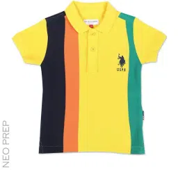 U.S. Polo Assn. Kids Multicolor Color Block Polo T-Shirt-image-28