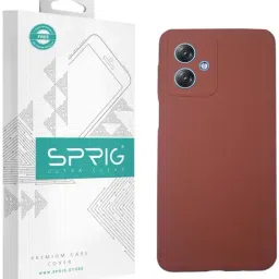 Sprig Back Cover for MOTOROLA G54 5G (Brown)-picture-29