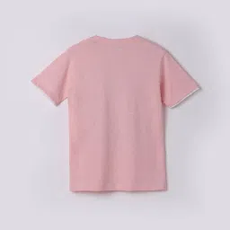 Fame Forever by Lifestyle Boys Pink Cotton Placement Print T Shirt image 2