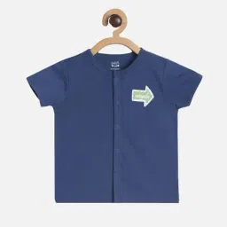 MINIKLUB Multi New Born And Baby Boys Half Sleeve Front Open Vest image 3