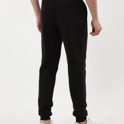 Tommy Hilfiger Black Cotton Regular Fit Solid Trackpant image 2