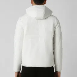 Van Heusen White Polyester Regular fit Solid Casual Jacket image 2