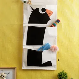 Cortina Off White & Black Printed Water Resistant Handbag Organiser-picture-14