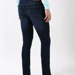 Peter England Navy Slim Fit Jeans image 2