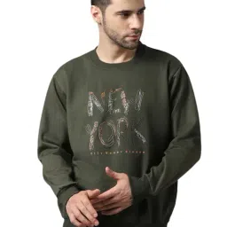 Vimal Jonney Red & Green Regular Fit Printed Sweatshirts - Pack of 2 image 2