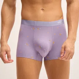 The Bear House Multicolored Comfort Fit Printed Trunks - Pack Of 3 image 2