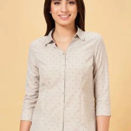 Annabelle by Pantaloons Beige Printed Shirt-picture-42