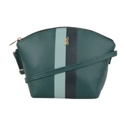 Baggit Green Striped Small Cross Body Bag image 2