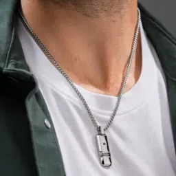 Police Silver Baseline Crystal Chain Necklace-picture-29