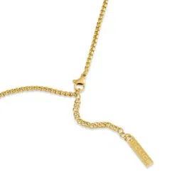 Police Gold Crossrange Pendant Chain Necklace image 2