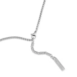 Police Silver Crossrange Pendant Chain Necklace image 2