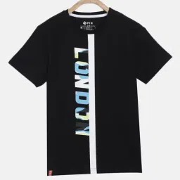 3PIN Boys Black Cotton Regular Fit T-Shirt-picture-46