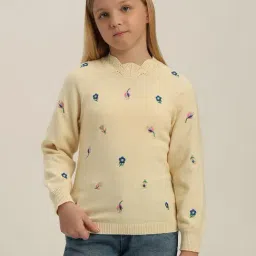 VERO MODA GIRL Sandshell Floral Print Sweater-picture-21