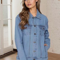 Kotty Women Denim Jacket with Utility Pockets-image-10