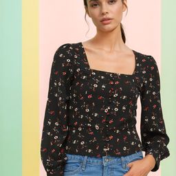 Stylecast X Slyck Floral Print Crop Top-picture-17