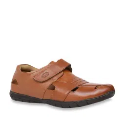 Scholl by Bata Men's Steve FM Tan Casual Sandals-image-70