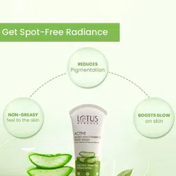 Lotus Herbals Set Of 2 Active Aloe + Niacinamide Face Wash-100g Each image 4