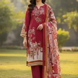 Silakaari Printed Pure Cotton Unstitched Dress Material-picture-23