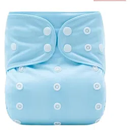 AEREX Reusable Baby Cloth Diapers for 6 Months to 3 Years with 2 Insert Pad with Anti-Piling Fleece Extra Absorbent Instant Baby Dry Sheet Leak Proof Washable Diaper Baby Bed Protector image 2