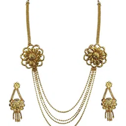 Sitashi Gold-Plated Alloy Necklace & Earrings-picture-37