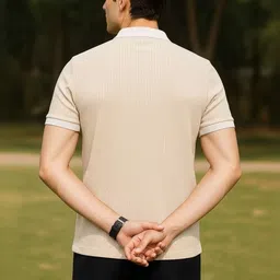 Mast & Harbour Men Polo Collar T-shirt image 2